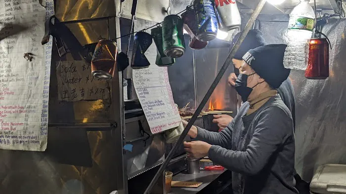 Young Xinjiang BBQ cart Picture 3