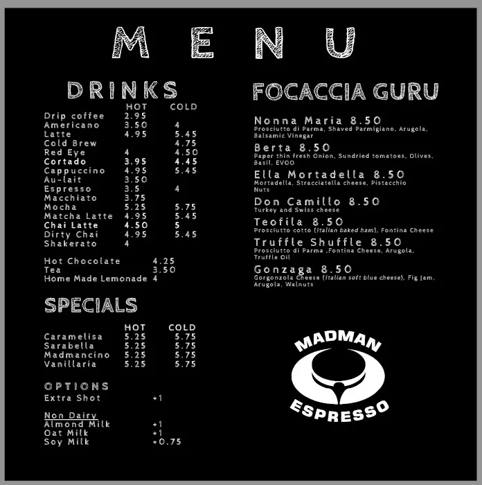 Madman Espresso at NYU Tisch School (NYU TISCH BUILDING ACCESS REQUIRED) Picture 1