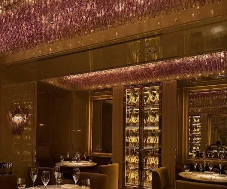 The Champagne & Caviar Bar at RH Guesthouse New York