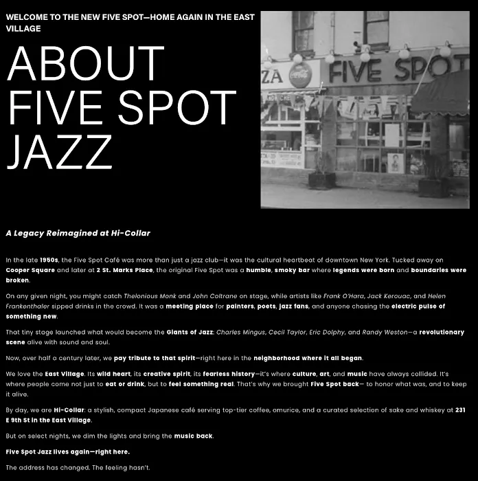 Five Spot Jazz Picture 3