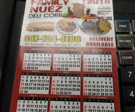Familia Nuez Deli Corp