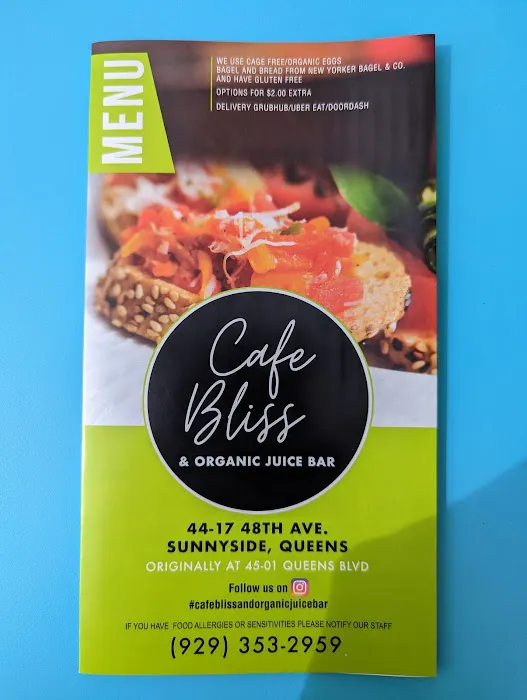 Cafe bliss and organic juice bar Picture 1