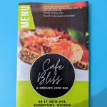 Cafe bliss and organic juice bar