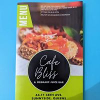 Cafe bliss and organic juice bar ico