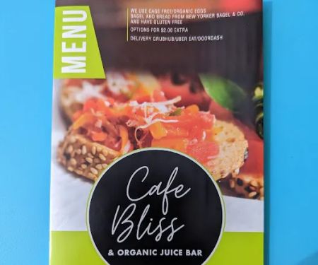 Cafe bliss and organic juice bar