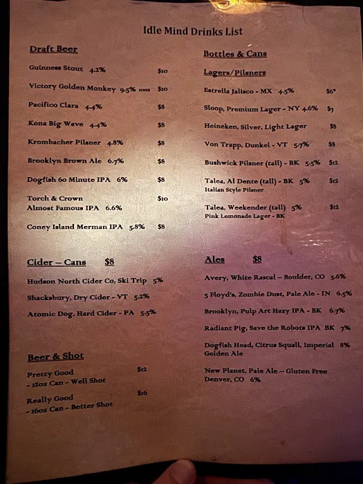 Idle Mind Tavern Picture 2