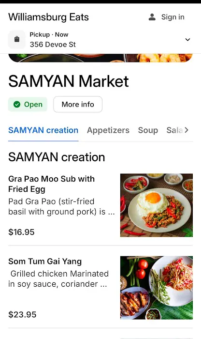 SAMYAN Thai Market Picture 3