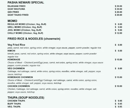 Pasha Newa Fusion and Grill