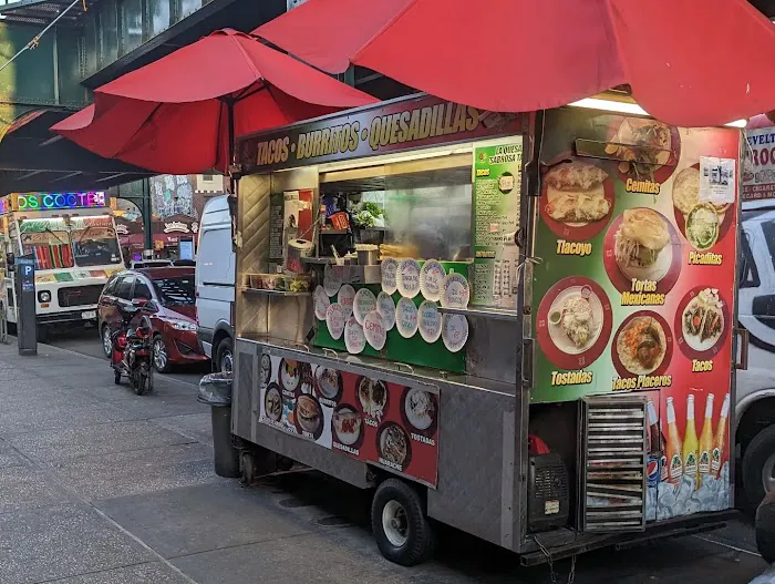 Taco Guy in front of Starbucks Picture 9