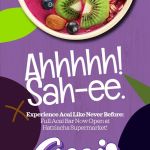 Acai Bar at Hatzlacha Supermarket