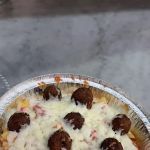 Crown fried chicken and pizza