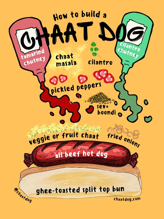 Chaat Dog - Desi American Street Food Picture 5