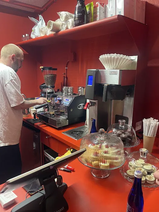 Red Coffee Stand Picture 3
