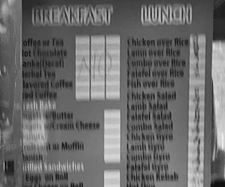 Breakfast & Lunch Halal Food Cart