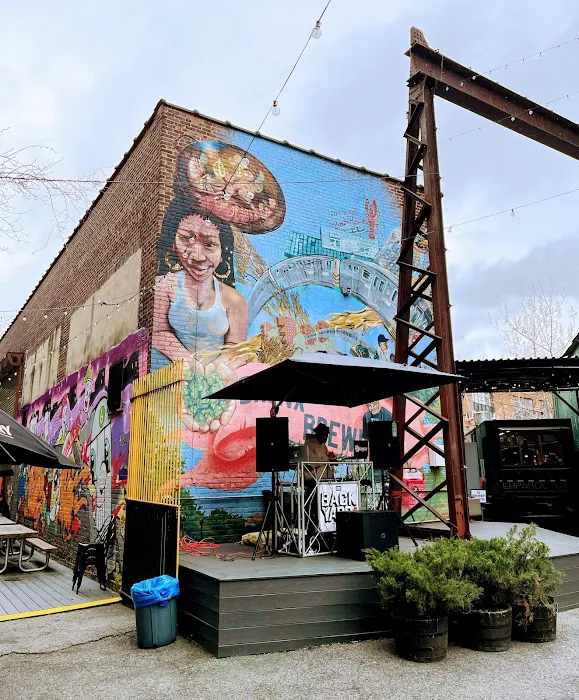 Bronx Brewery Back Yard Entrance Picture 7