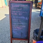 Taco azul... note: when it rains sometimes i dont open