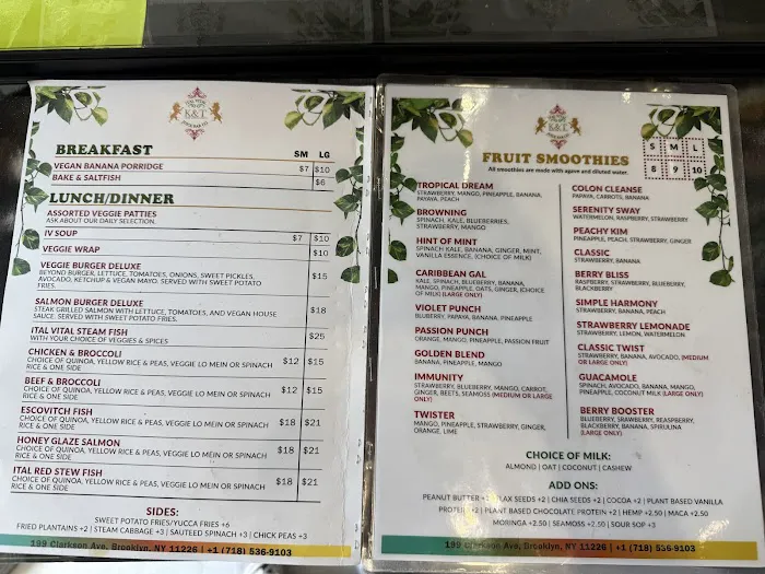 K&T's Ital Vital Juice Bar Picture 6