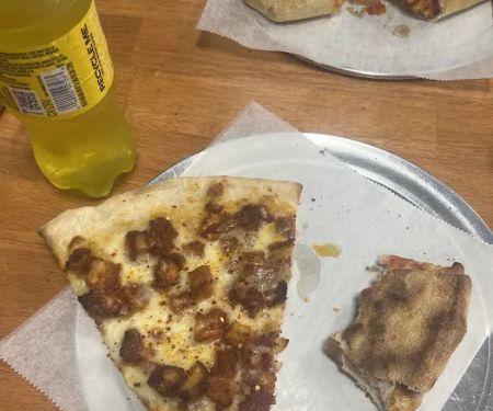 Old stone pizzeria restaurant