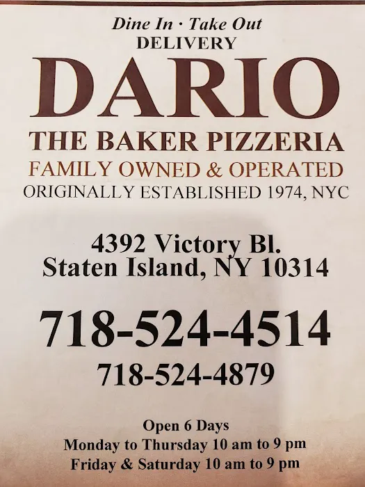 Dario The Baker Pizzeria Picture 3