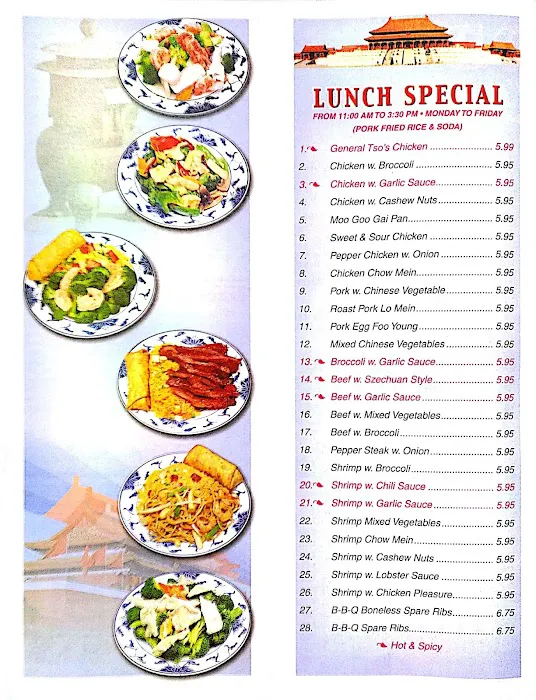 China Sky Chinese Restaurant Picture 5