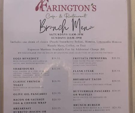 Farington's Cafe and Restaurant