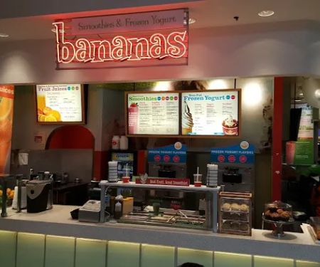 Bananas Smoothies And Frozen Yogurt