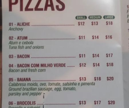 Per te amore pizzas Fried Pizza