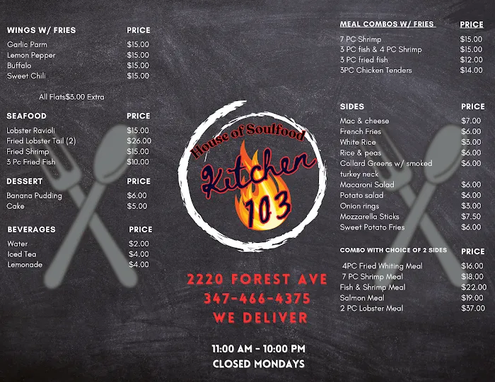 Kitchen 103 House of soulfood Picture 5