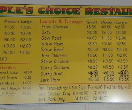 People's Choice Jamaican Cuisine