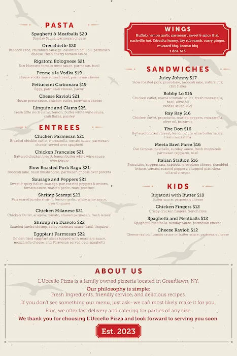 L’uccello Pizza & Italian Fare Picture 1