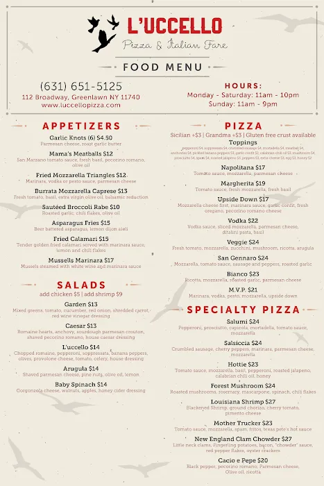 L’uccello Pizza & Italian Fare Picture 4