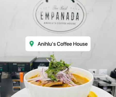 THE BEST EMPANADA ANIHLU'S COFFEE HOUSE