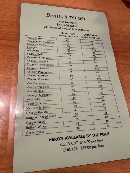 Benitos Pizzeria & Cafe Picture 9