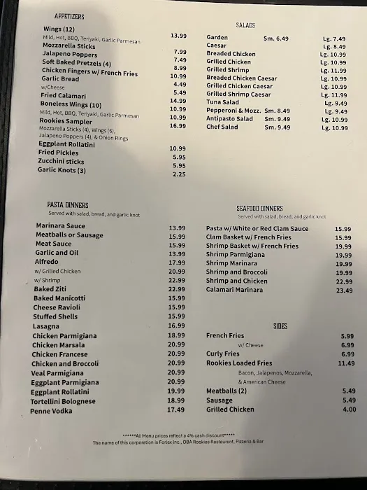 Rookie's Restaurant and Pizzeria Picture 8