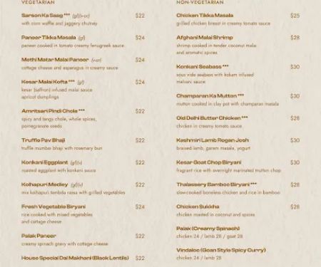 Essence Of Kesar | Modern Indian Dining | BYOB