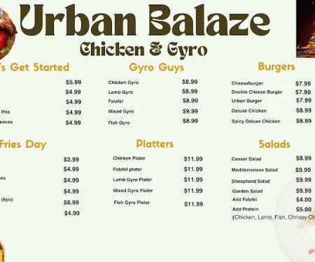 Urban Blaze Chicken & Gyro