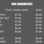 Cafe Sandwich To Go