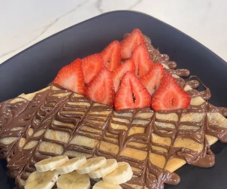 Triple Chocolate Crepes & Waffles