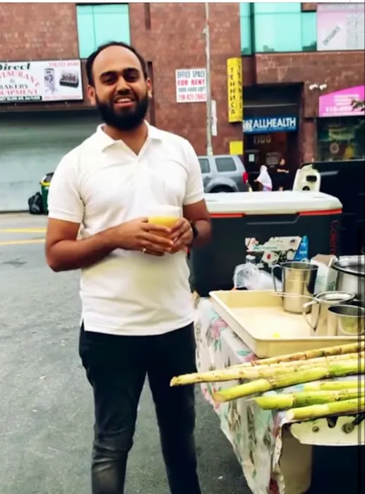 Ganny ka Juice گنے کا شربت Sugarcane Juice Cart, Brooklyn, Newyork Picture 1