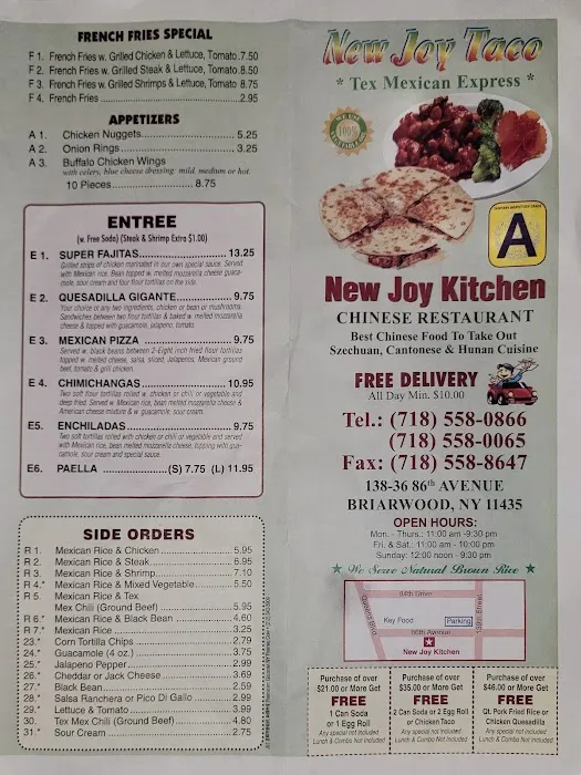 Joy Kitchen Joy Taco Chinese & Mexican Food Picture 1