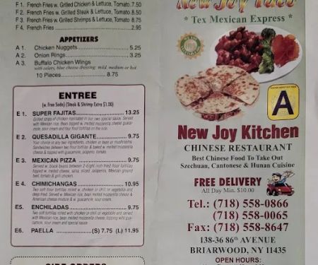 Joy Kitchen Joy Taco Chinese & Mexican Food