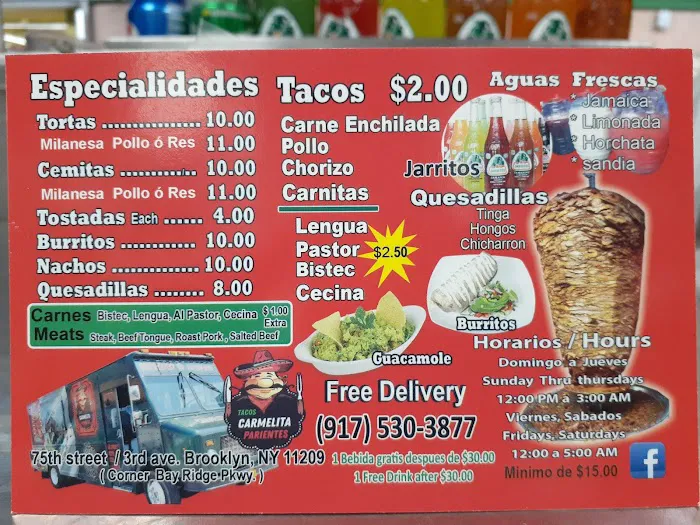 Tacos Carmelita parientes food truck Picture 7