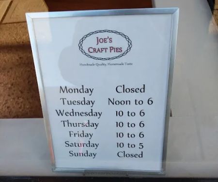 Joe's Craft Pies