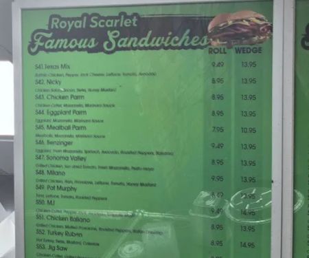 Royal Scarlet Deli