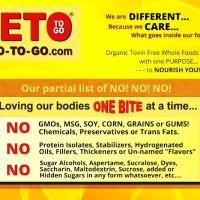 KETO TO GO at Organica Natural Foods ico