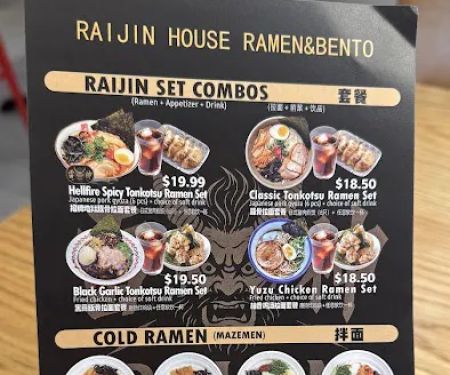Raijin House Ramen&Bento