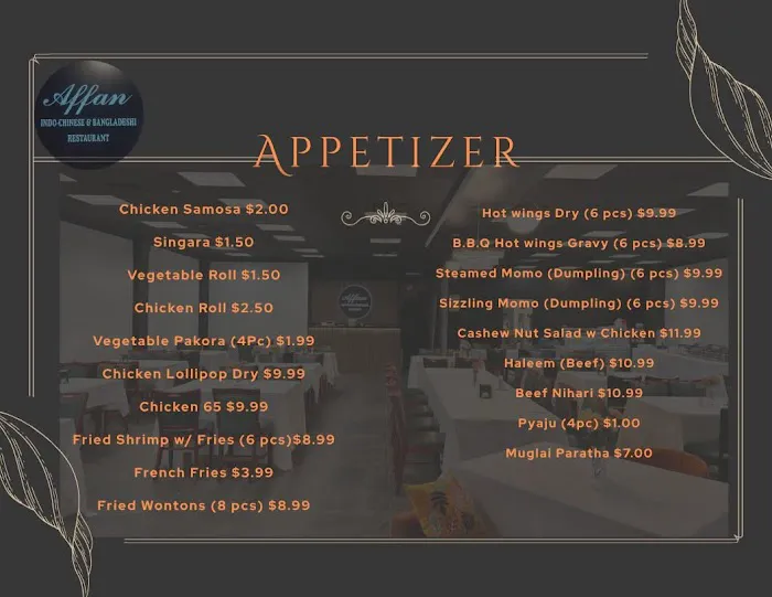 Affan Indo-Chinese & Bangladeshi Restaurant Picture 2
