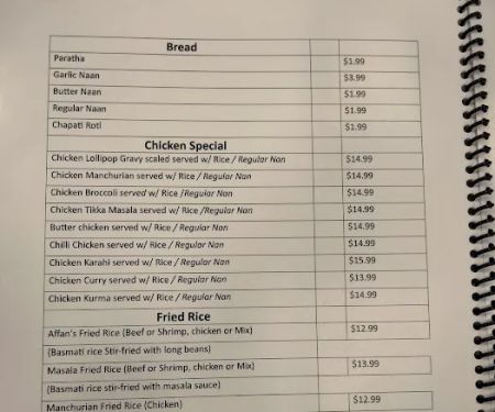 Affan Indo-Chinese & Bangladeshi Restaurant