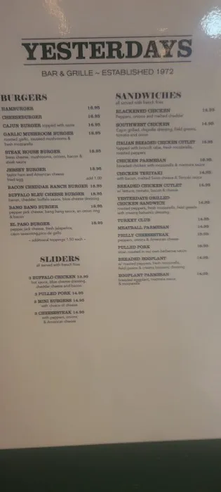 Yesterday's Bar and Grille Picture 6