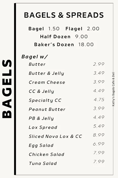 Kathy’s Bagels Cafe & Deli Picture 5